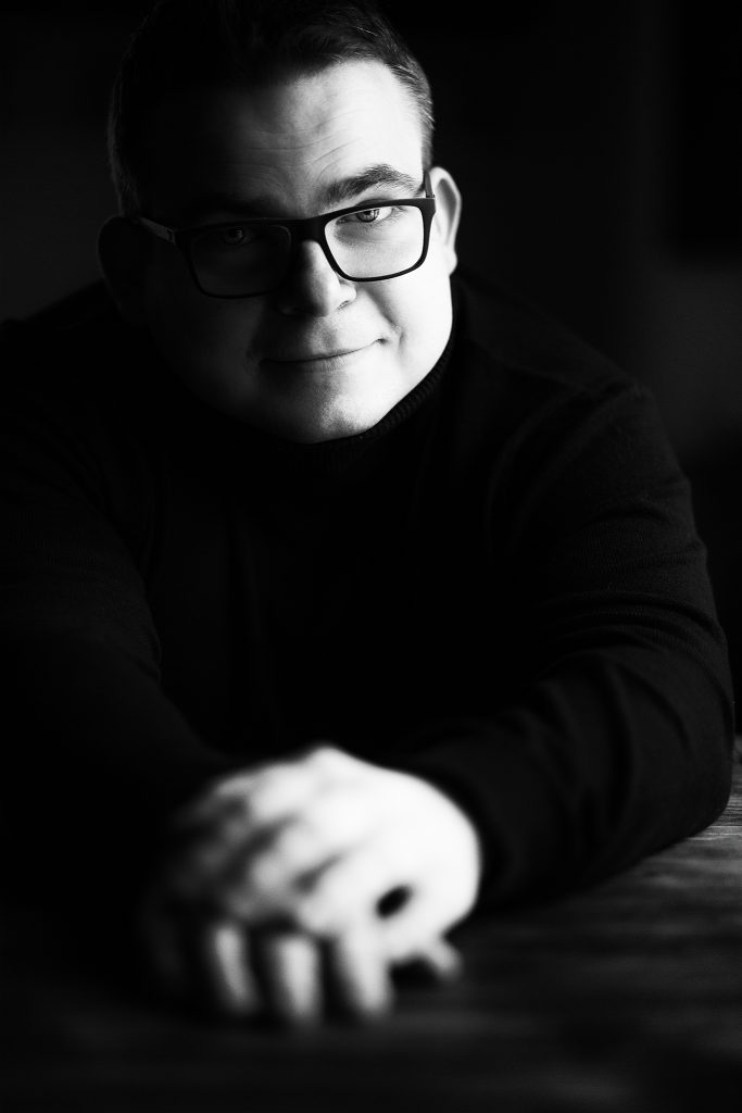 Schwarz- Weiß Porträt von mir